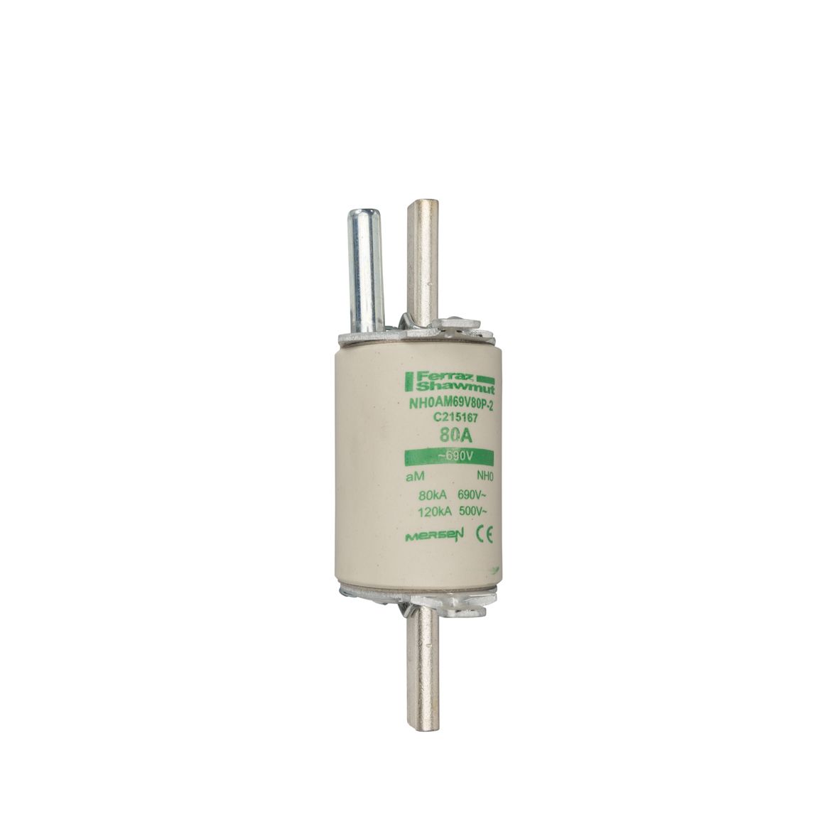 C215167 - NH fuse-link aM, 690VAC, size 0, 80A with striker